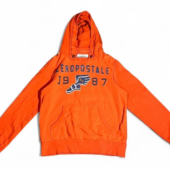 Aeropostale Vibrant Orange Sweatshirt - Picture 1 of 4